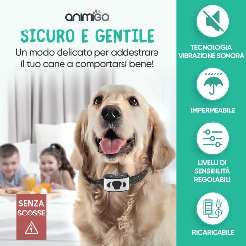 Collari Cani Guinzagli Dispositivo Antiabbaio Animali Domestici Collare Di  Addestramento Cani Elettrico Ultrasonico Intelligente USB Arresta Labbaiare  Vibrazioni Resistente Allacqua 230922 Da 17,16 €