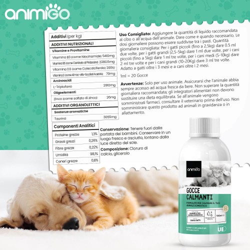 Francodex Gocce calmanti antistress per cane e gatto