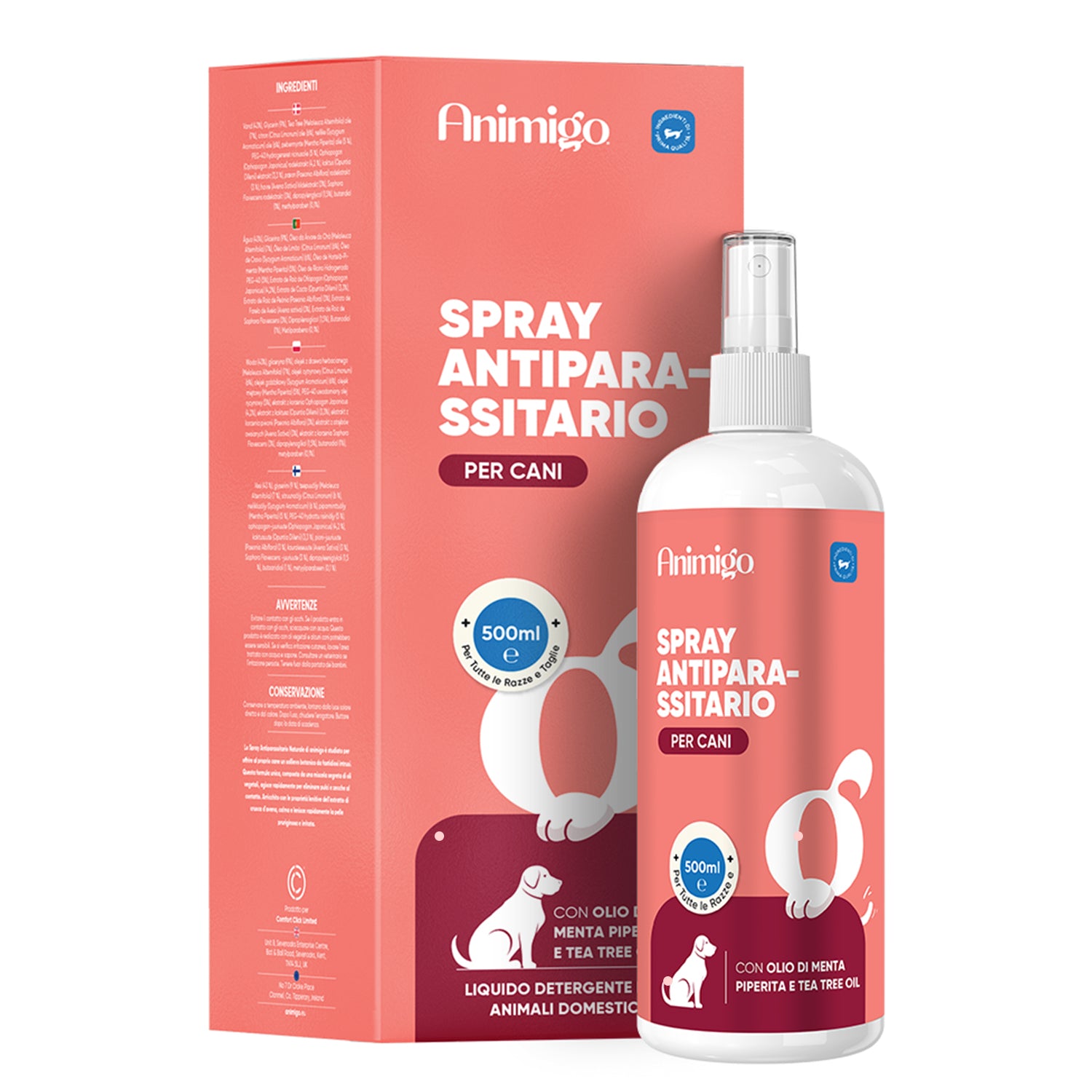 Controllo pulci e zecche 500 ml spray