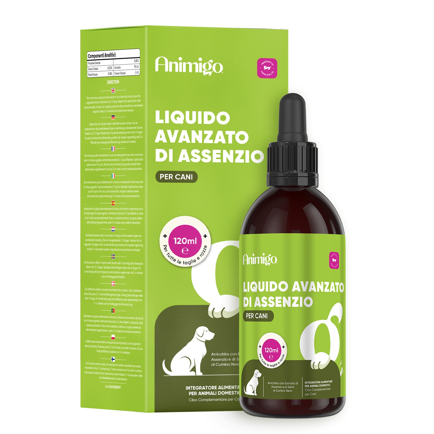 Vermifugo liquido per cani 120ml