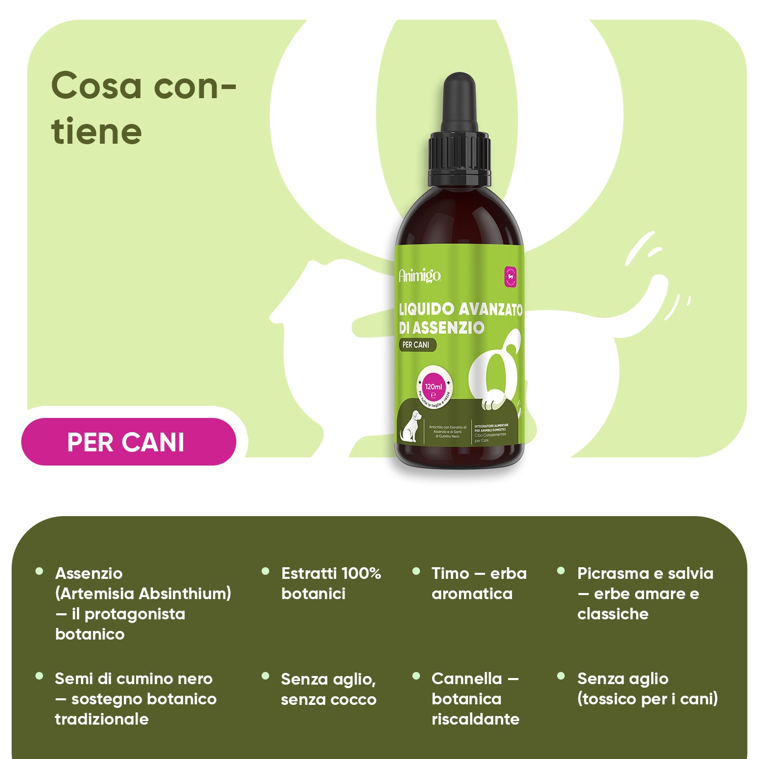 Vermifugo liquido per cani 120ml