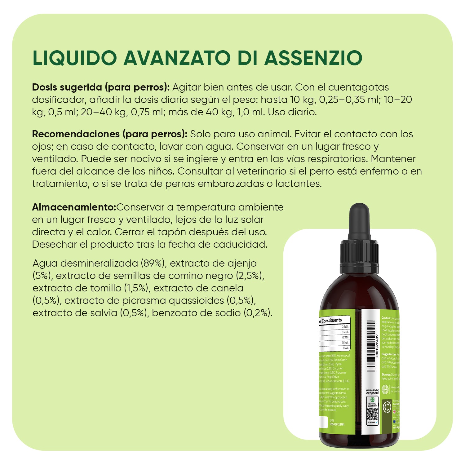 Vermifugo liquido per cani 120ml