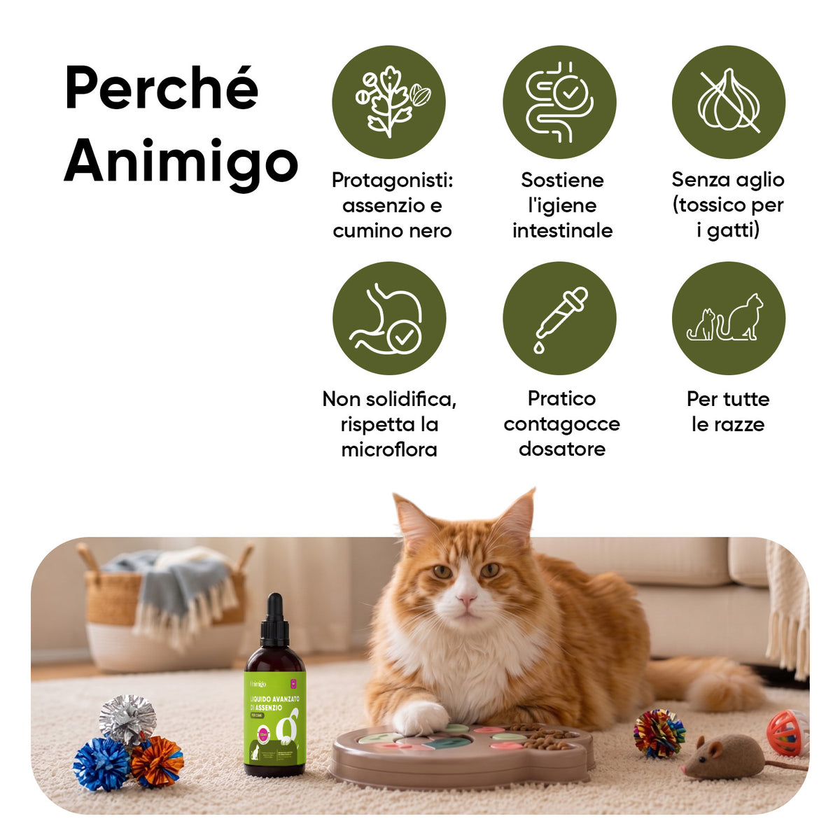 Vermifugo liquido per gatti 120ml