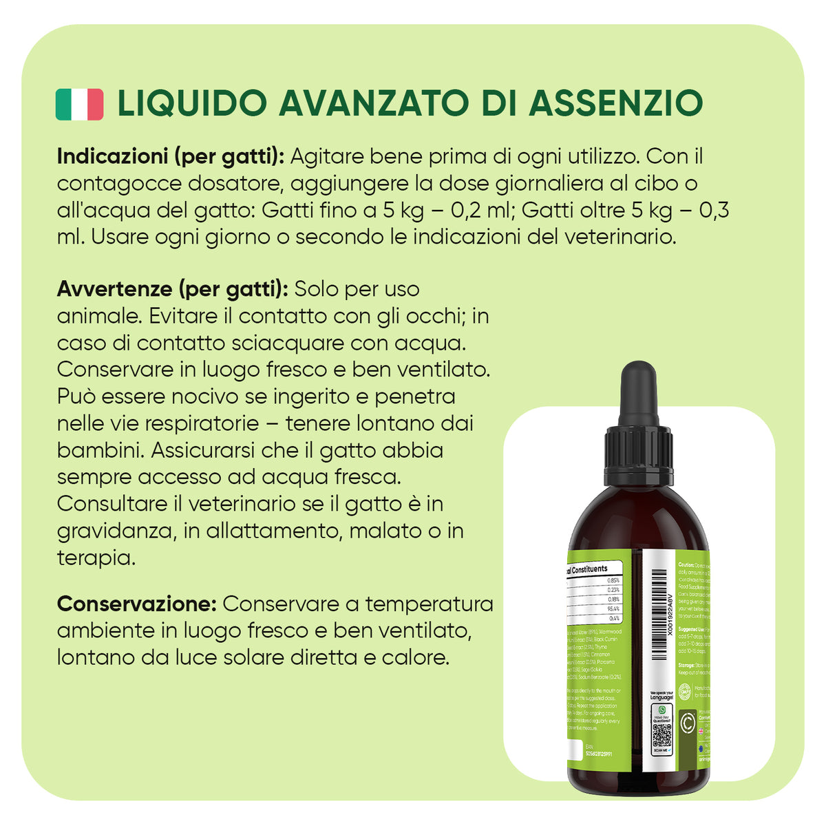 Vermifugo liquido per gatti 120ml