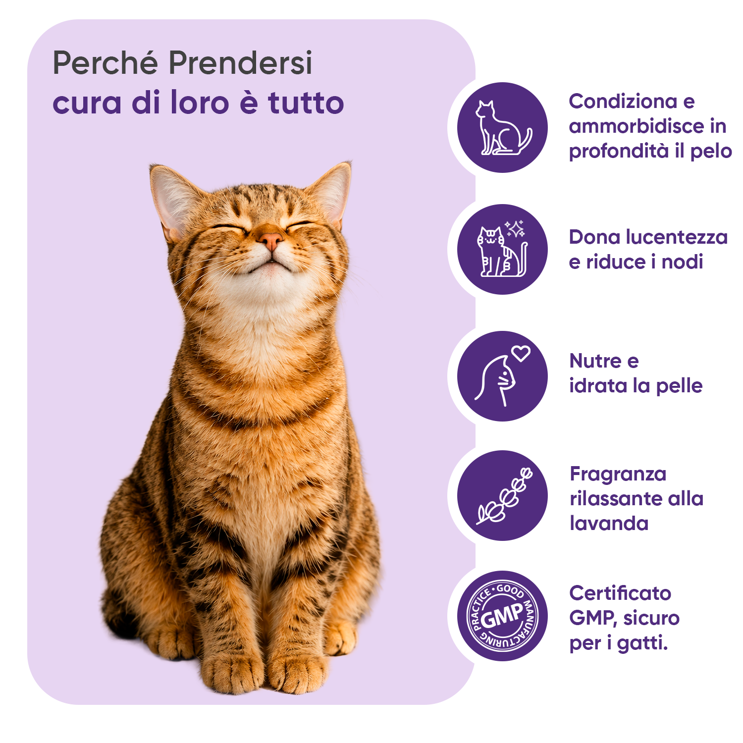 Balsamo per la toelettatura dei gatti 500ml