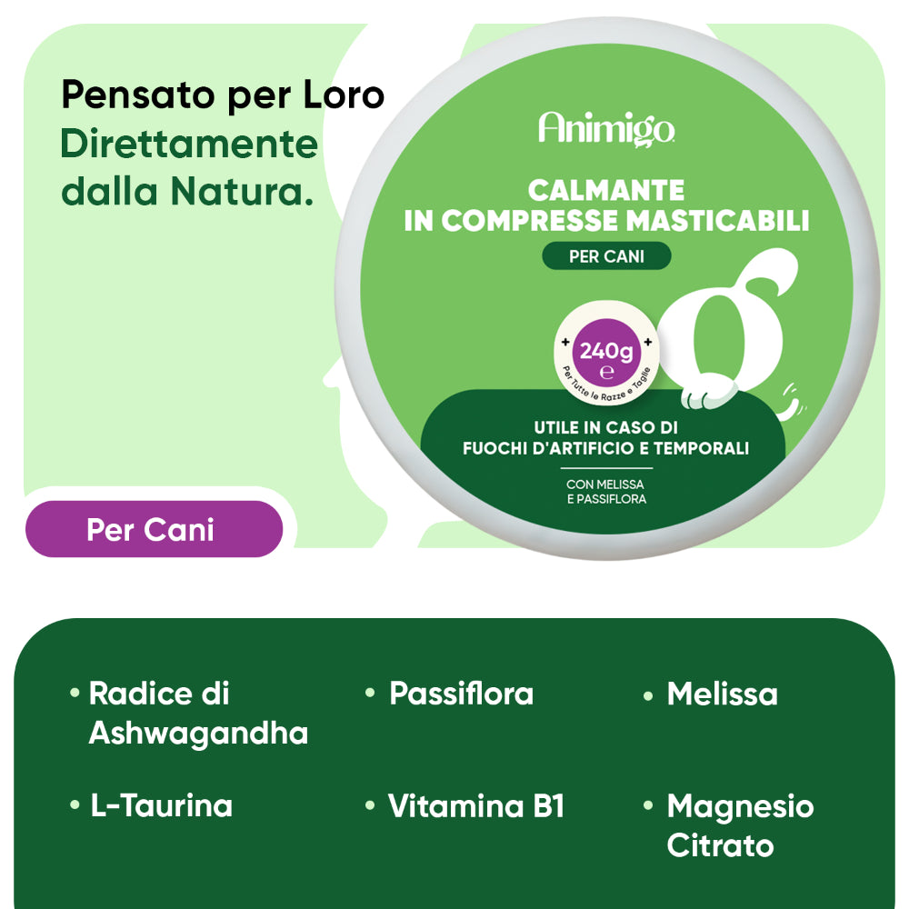 Bocconcini calmanti per cani