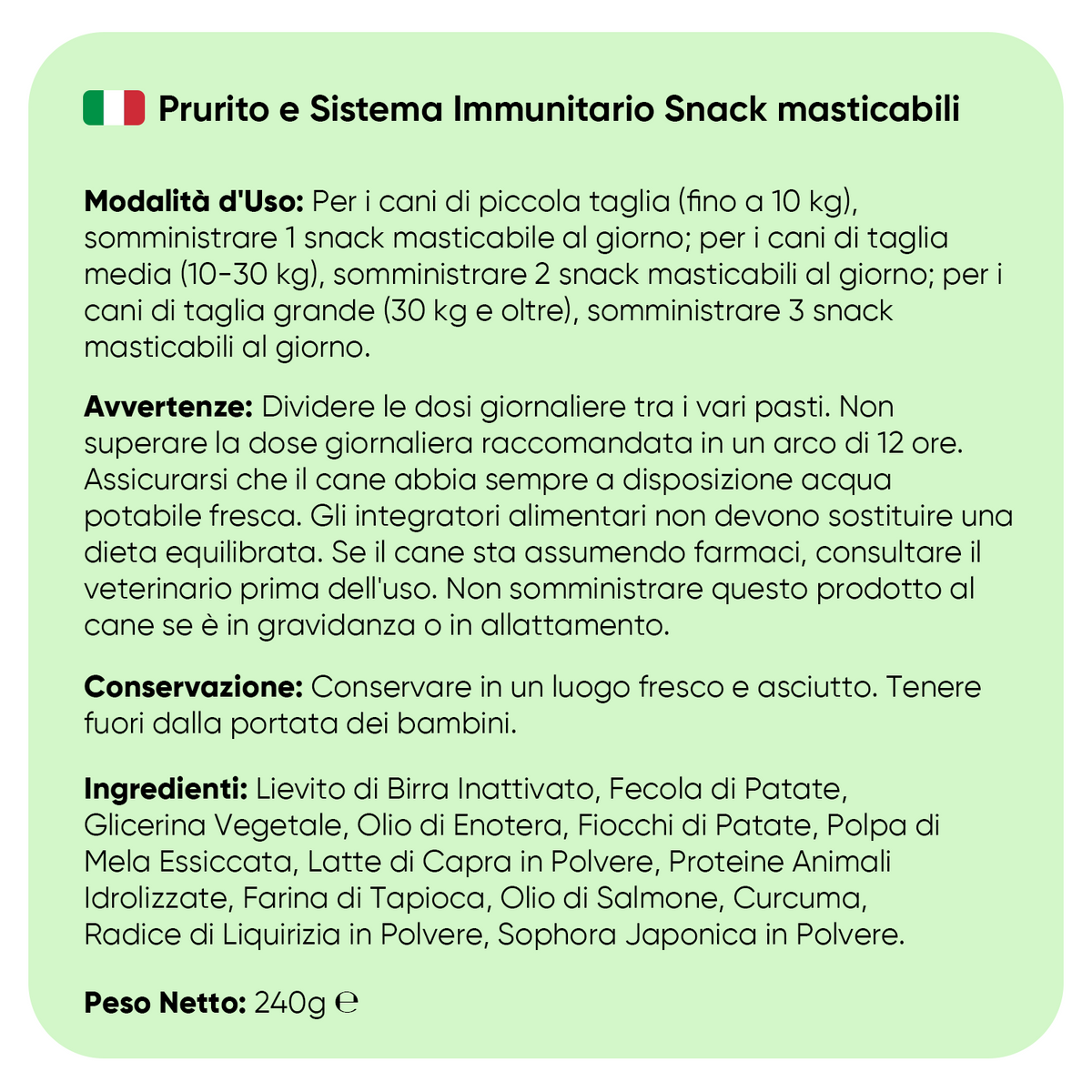 Prurito e sistema immunitario nei cani