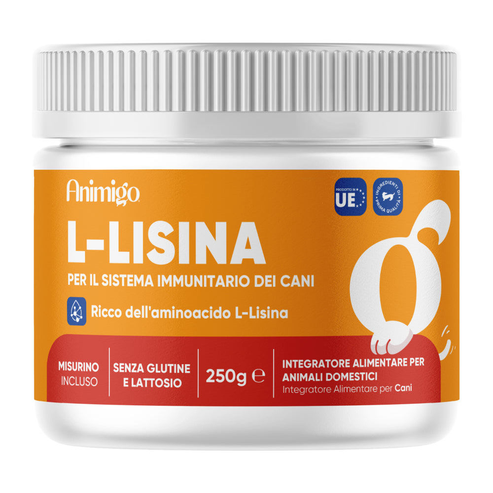 L-lisina per cani, 250 g in polvere