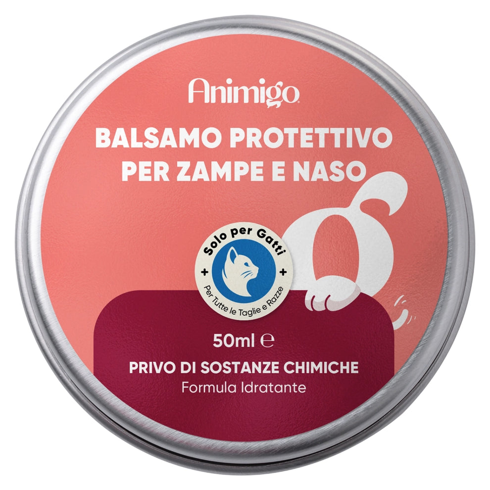 Balsamo Per Zampe Per Cani E Gatti Con Cera D’api E Vitamina E – 40 G, Cura E Rigenera Cuscinetti Secchi, Screpolati E Irritati, Ideale Anche Per Naso E Gomiti